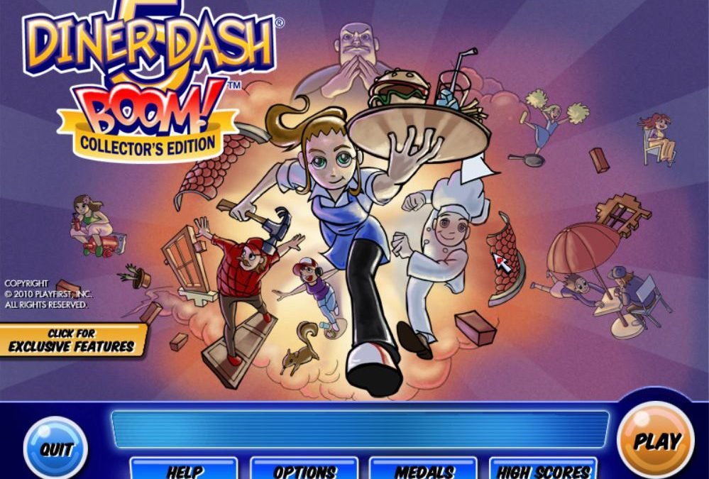تجربه رستوران داری در بازی Diner Dash 5 BOOM