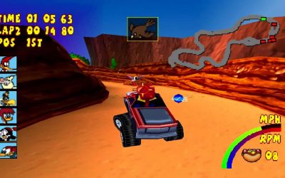 بازی مسابقه وودی دارکوب Woody Woodpecker Racing